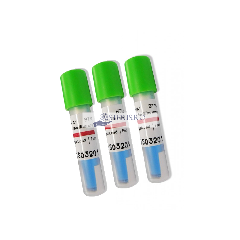 Indicator biologic sterilizare cu etilen oxid (EO) - Sterilizare cu EO Bacillus atrophaeus ATCC 9372 – fiola BT 10