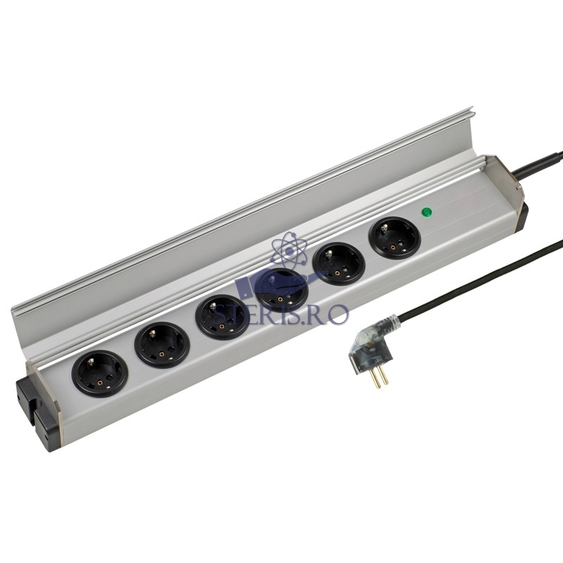 Priza speciala pentru spital Z2K06394, 6 intrari, cablu 3 m