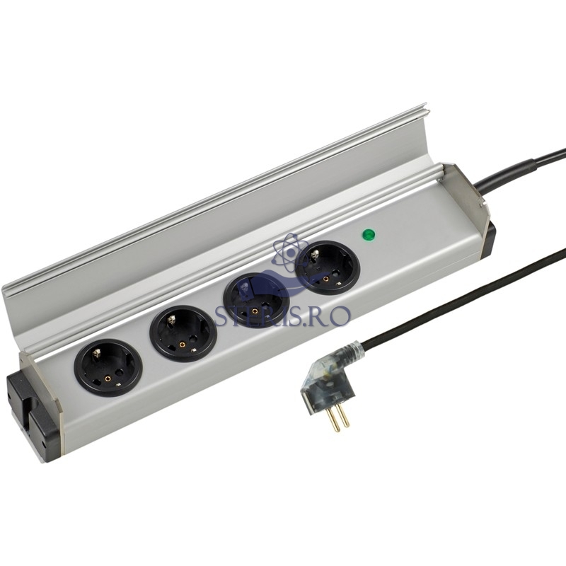 Priza speciala pentru spital Z2K06384, 4 intrari, cablu 3 m