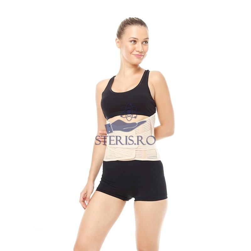 Corset lombosacral 26 cm, tije din otel ELBORX-K514