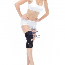Orteza genunchi, genunchiera cu suport rotulian Velcro si ligamente ELBORX-DZ14