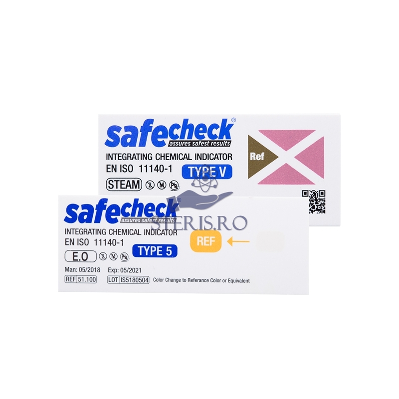 Indicator Chimic Sterilizare Abur Clasa 5 Integrator Strip ISO 11140-1 Control