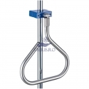 Maner pliabil Z2N07952, pentru impingerea stativelor de perfuzii, material otel inoxidabil