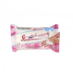 KLINTENSIV® – Servetele umede dezinfectante pentru maini, 15 buc, pachet roz