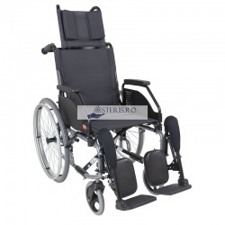 Scaun pentru invalizi, rotile manuale, cadru otel, CELTA BED