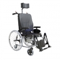 Scaun pentru invalizi, tetiera reglabila, uz interior, COMFORT PLUS