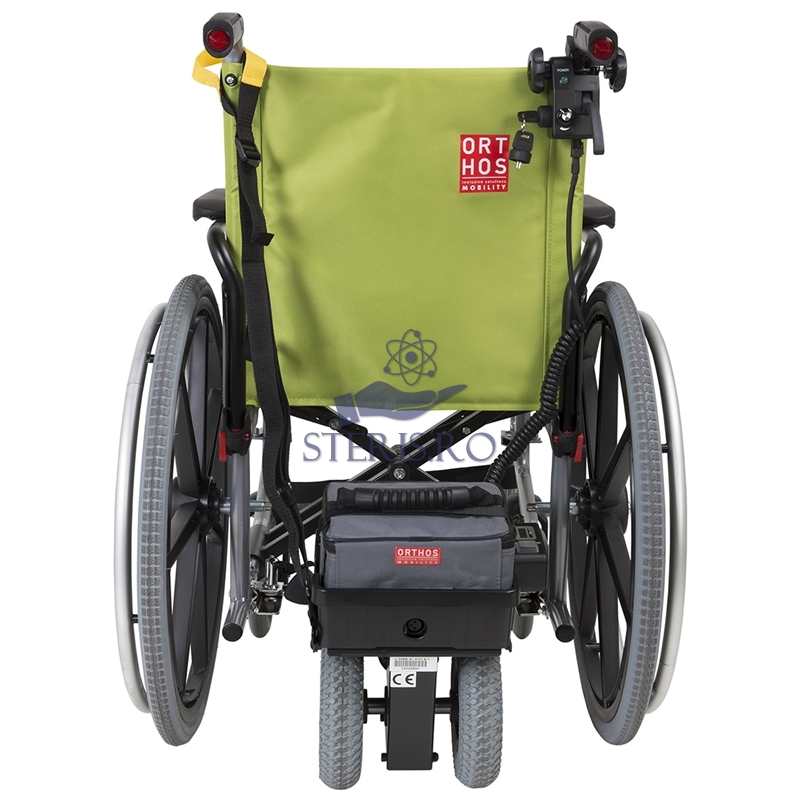 Motor auxiliar pentru scaune invalizi cu rotile manuale