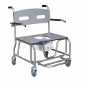 Scaun medical spitalicesc cu toaleta si wc, pentru unitati bariatrice, persoane cu dizabilitati, model ANTARTIC XXL