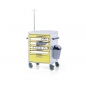 Carucior uz spitalicesc, pentru medicamente si ustensile, model CAR01