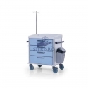 Carucior uz spitalicesc, pentru medicamente si ustensile, model CAR03