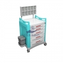 Carucior uz spitalicesc, pentru depozitarea medicamentelor, model MIA-L SOFTY