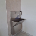 Lavoare Aseptice din Inox pentru Spalarea Chirurgicala a Mainilor (1 Post)