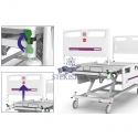 Pat de spital complet electric, terapie intensiva, capacitate 270 kg, GENEO