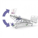 Pat de spital complet hidraulic, capacitate 250 kg, SUPERTA H