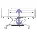 Pat de spital complet hidraulic, capacitate 250 kg, SUPERTA H