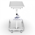 Masuta de spital mobila cu 4 roti, inaltime ajustabila pentru pat S-202-B