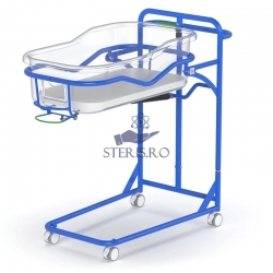 Cos pentru bebelusi, carucior maternitate nou-nascuti, cu roti, capacitate 10 kg, BABY