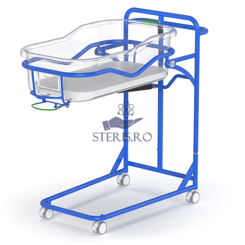Cos pentru bebelusi, carucior maternitate nou-nascuti, cu roti, capacitate 10 kg, BABY