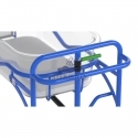 Cos pentru bebelusi, carucior maternitate nou-nascuti, cu roti, capacitate 10 kg, BABY