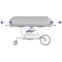 Targa medicala funerara, pentru transport decedati, actionare manuala, inaltime reglabila, capacitate 230 kg, CHARON