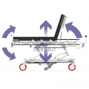 Targa de transport si transfer pacienti, electrica, rabatabila, capacitate 230 kg, URGENT TOP