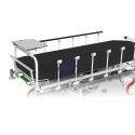 Targa de transport si transfer pacienti, electrica, rabatabila, capacitate 230 kg, URGENT TOP