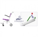 Carucior medical pentru transport pacienti, pliabil, ergonomic, capacitate 200 kg, SHORTY