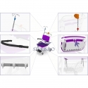 Carucior medical pentru transport pacienti, pliabil, ergonomic, capacitate 200 kg, SHORTY