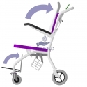 Carucior medical pentru transport pacienti, pliabil, ergonomic, capacitate 200 kg, SHORTY