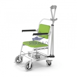 Carucior medical pentru transport pacienti, pliabil, ergonomic, capacitate 200 kg, E-MO