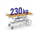 Targa hidraulica de transport si transfer pacienti imobilizati, inaltime reglabila, capacitate 230 kg, PRESTO