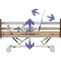 Pat de spital pentru ingrijire medicala, electric, trendelenburg, capacitate 270 kg, GRANO
