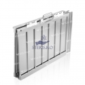 Rampă de aluminiu pentru scaun cu rotile, 60 cm