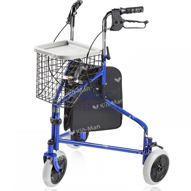 Cadru de mers outdoor cu 3 roti si geanta de bagaj