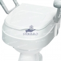 Scaun de toaleta inaltat, cu capac inclus