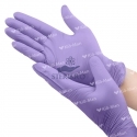 Manusi de examinare din nitril violet, nesterile, 100 buc cutie