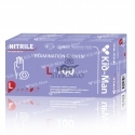 Manusi de examinare din nitril violet, nesterile, 100 buc cutie