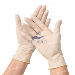 Manusi de examinare din latex, nesterile, 100 perechi