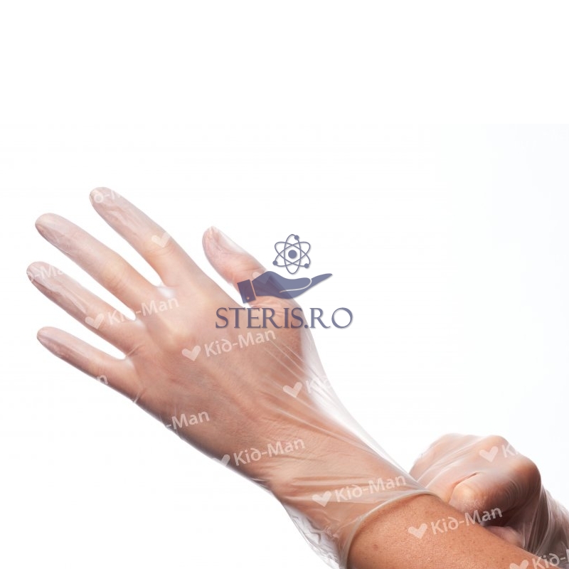 Manusi de examinare din vinyl, nesterile, 100 buc