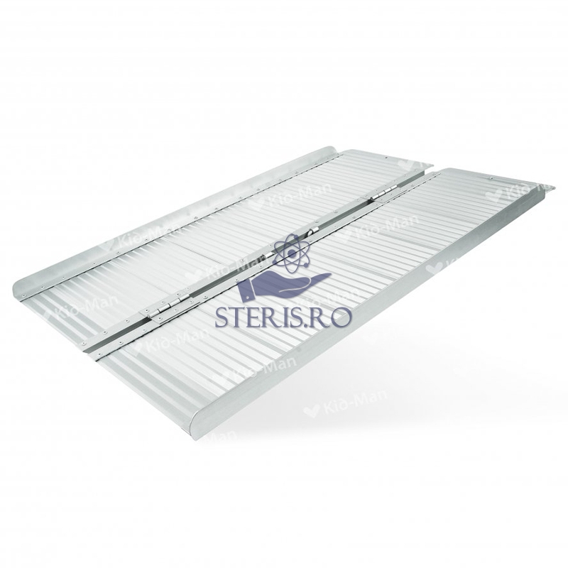 Rampă de aluminiu pentru scaun cu rotile, 150 cm
