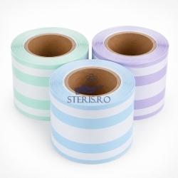 Rola / role sterilizare plisate cu dimensiuni personalizate, volum (pliu), indicatori abur si etilen-oxid