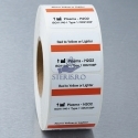 Etichete dublu adezive pentru trasabilitate, cu indicator proces sterilizare plasma (H2O2) 29 x 28 mm