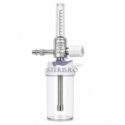 Debitmetru / Oxigenator / Barbotor O2 (Debitmetru + Vas umidificator autoclavabil 134 gr.C)