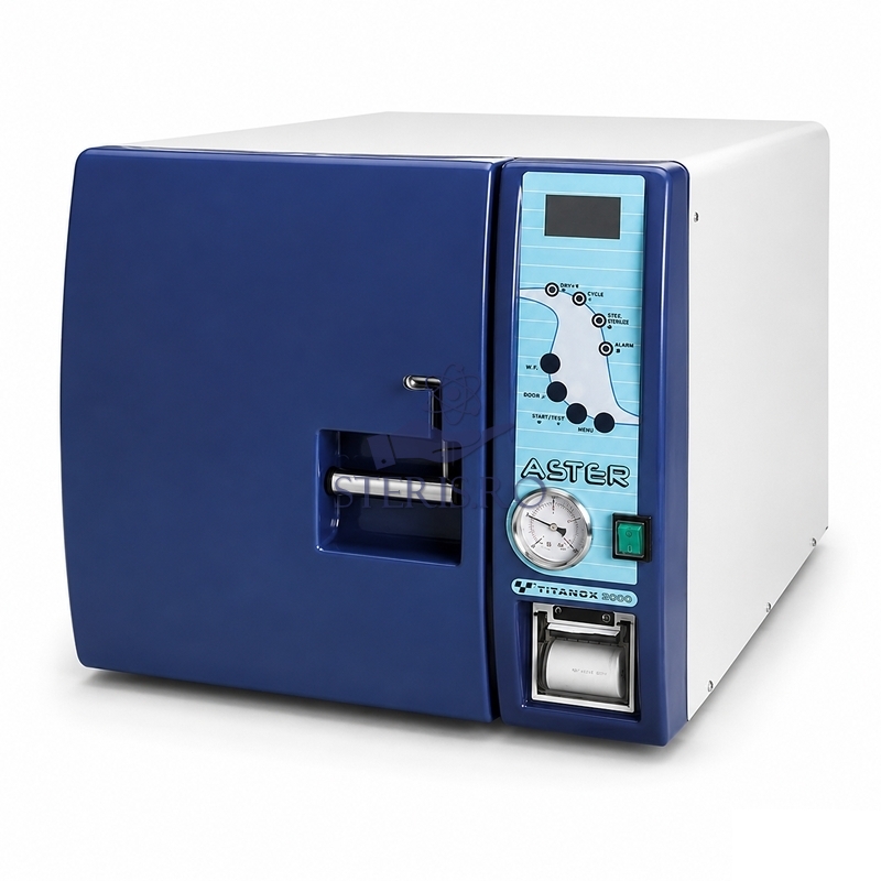 Sterilizator cu abur clasa B - autoclav ASTER 3000, capacitate 30 LITRI