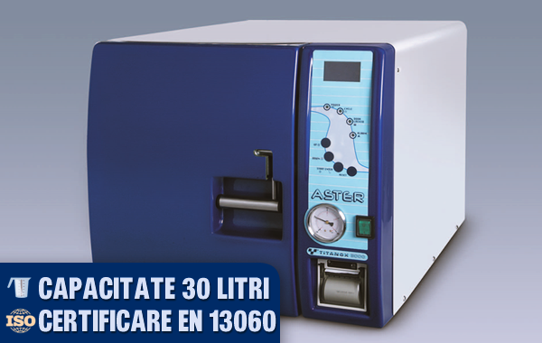 Sterilizator cu abur clasa B - autoclav ASTER 3000