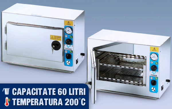 Sterilizator cu aer cald capacitate 60 LITRI PASTEUR A3-214-535V