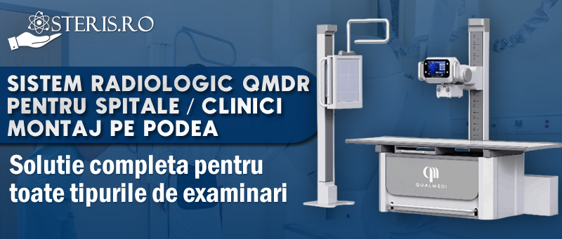 UNITATE FIXA RADIOLOGIE DIGITALA CU RAZE X QMDR-5000 MONTAJ PE PODEA