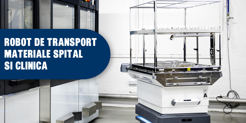 Robot Mobil Autonom AL10 | Transport Materiale Spital si Clinica